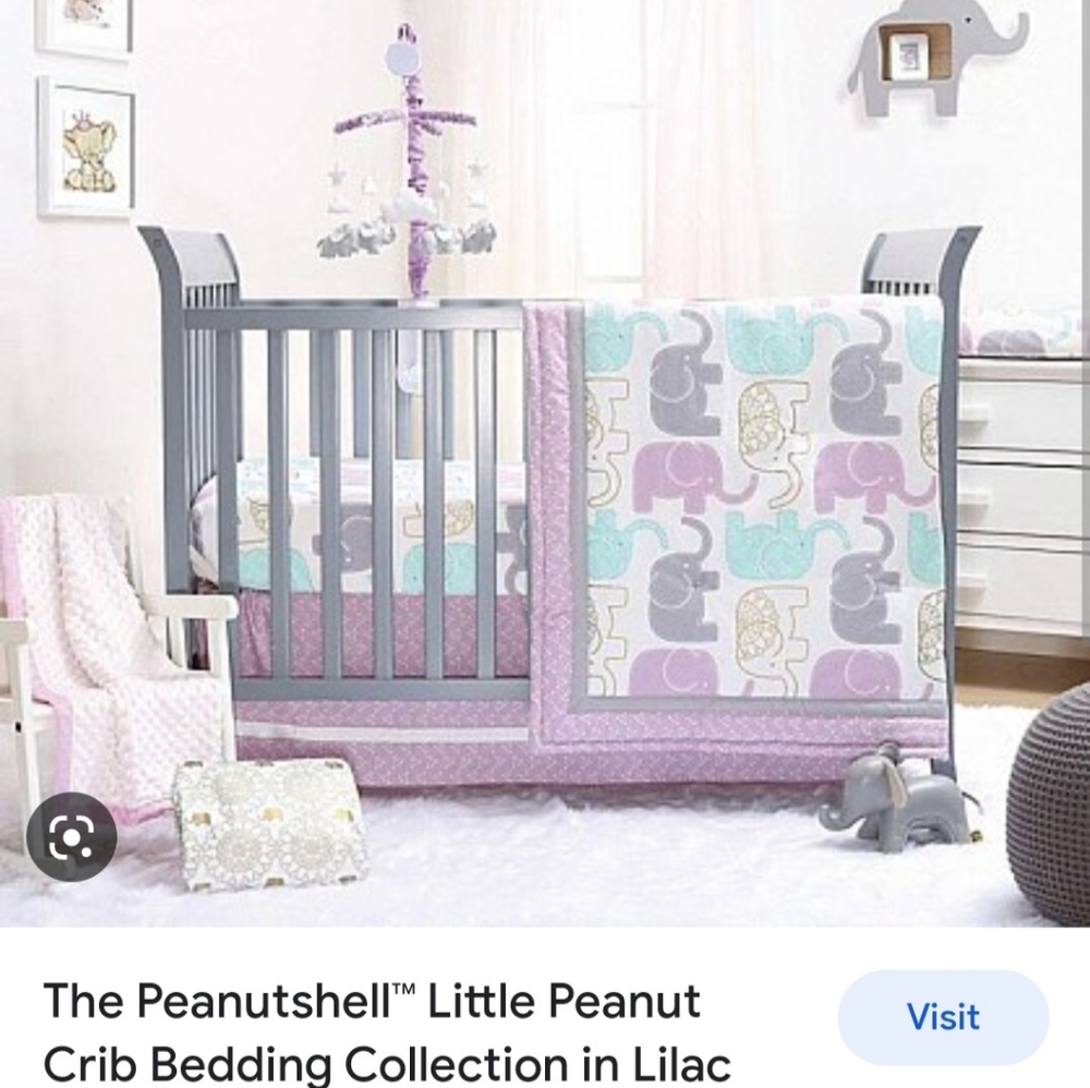 The Peanutshell Little Peanut Crib Bedding Collection